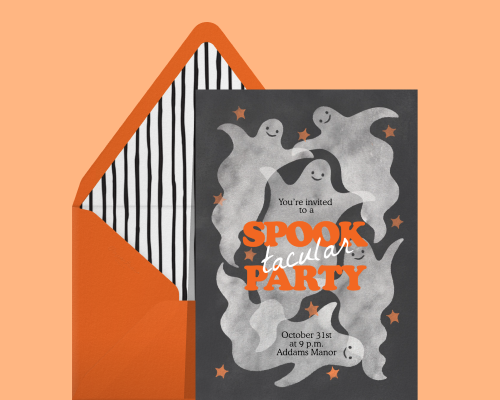 Halloween invitations