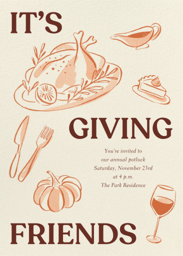 Floating Feast by Paperless Post