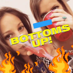 Bottoms up!